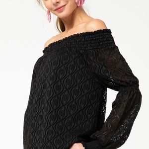 Black Off the Shoulder Blouse